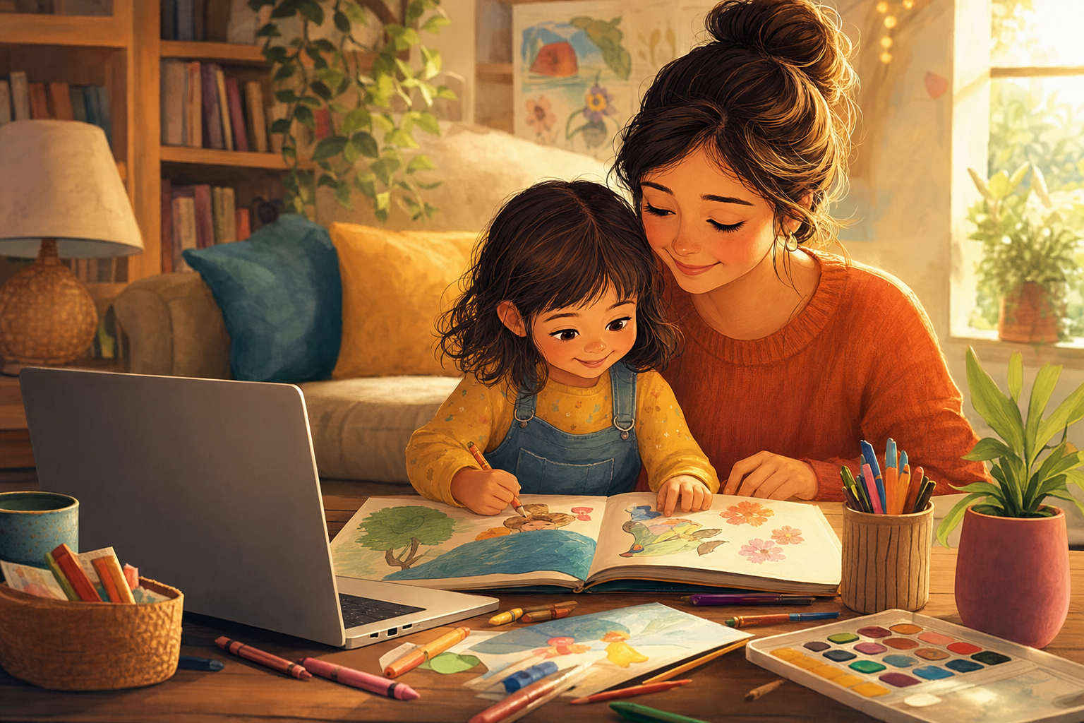 Společná tvorba knihy s dítětem: opravdový quality time