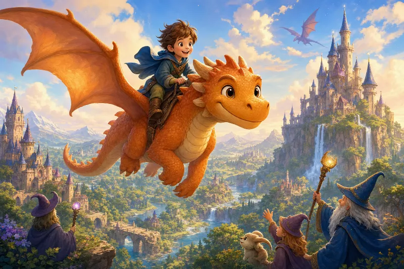 Fantasy pro děti: draci, kouzelníci a svět fantazie