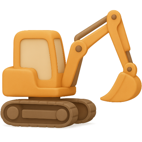 Osobní dětská kniha o stavebních strojích plná dobrodružství