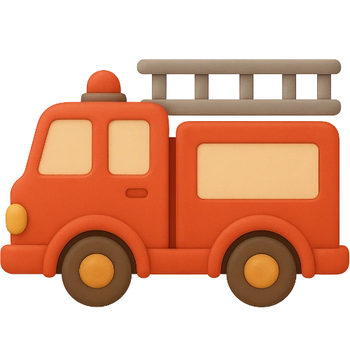 Personalizovaná dětská kniha o hasičích plná odvahy