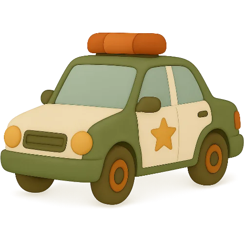 Osobní dětská kniha o dobrodružstvích u policie