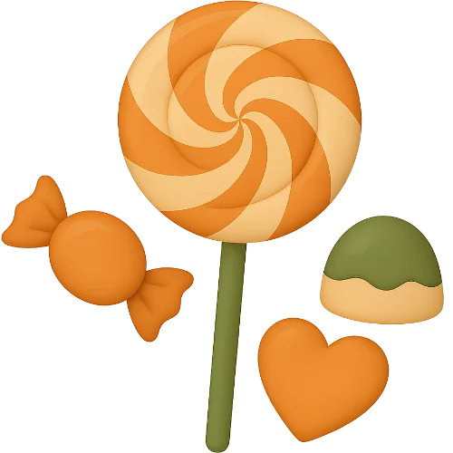 Osobní dětská kniha o dobrodružství v Zemi sladkostí