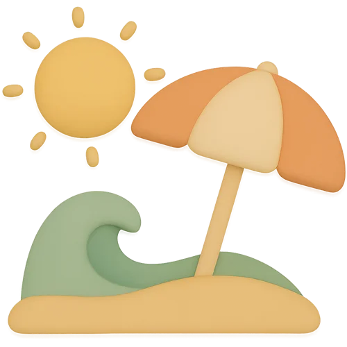 Osobní dětská kniha o dobrodružstvích na pláži