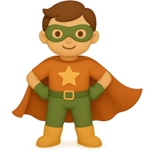 Osobní dětská kniha o superhrdinovi plná kouzelných dobrodružství