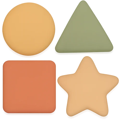 Osobní dětská kniha o tvarech a barvách plná kouzel