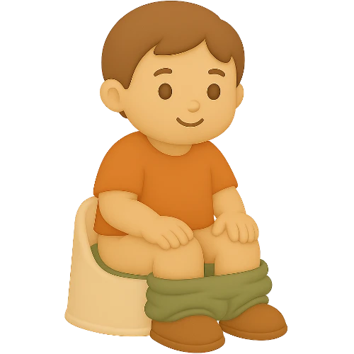 Osobní dětská kniha o učení na nočník plná kouzel