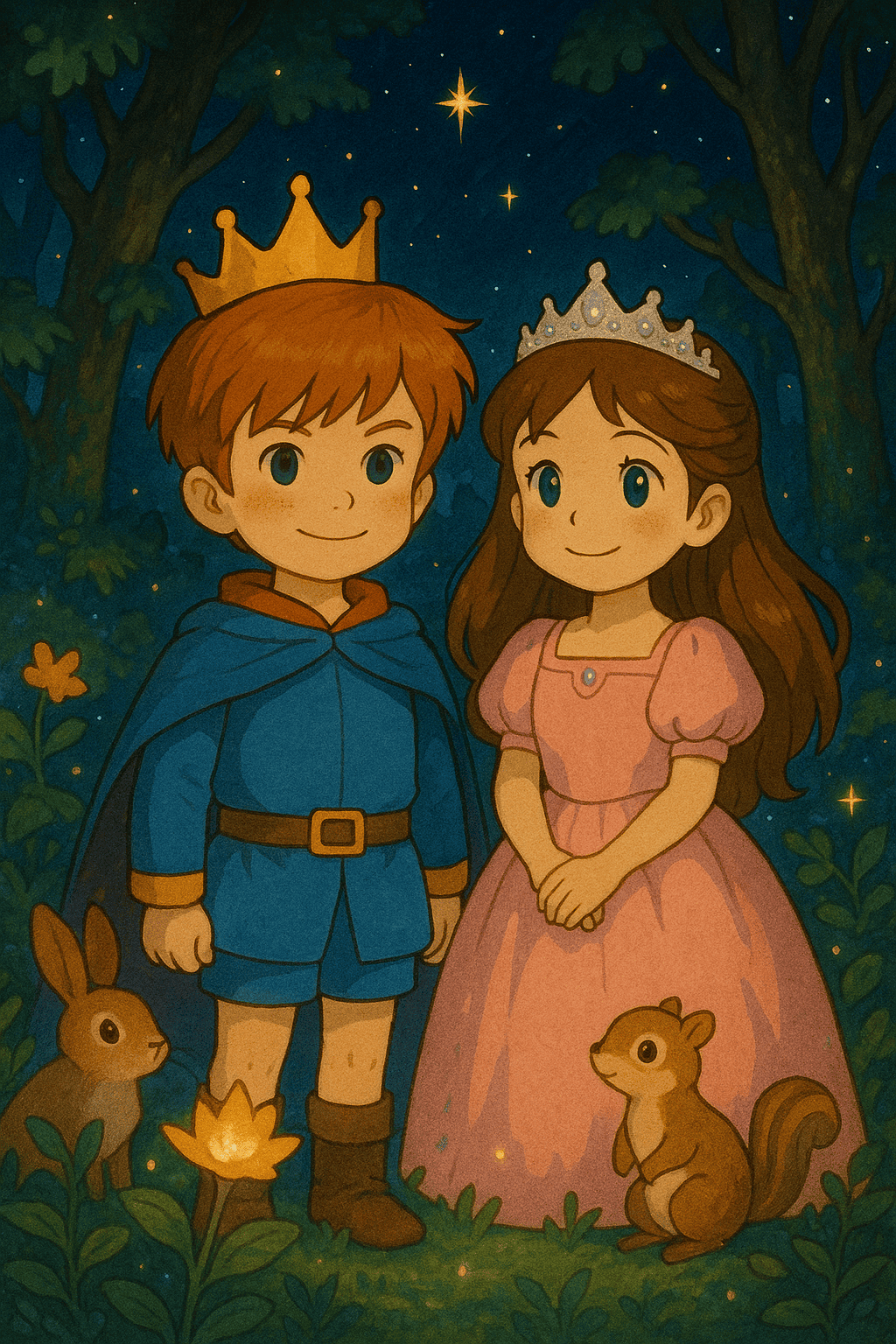 Očarovaný princ a princezna